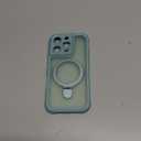 MOCCA Design for iPhone 16 Pro Case with Magnetic Invisible Stand [Full Camera Protection] [Compatible with Magsafe] Military Drop Shockproof Translucent Matte Phone Case Cover 6.3",Blue