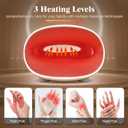 Hand Massager, 9 Modes 9 Intensities Hand Massage, Cordless Hand Massager for Arthritis and Carpal Tunnel, Gift for Christmas Men Women Parents Relaxation at Office,White