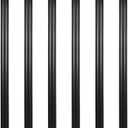 GeilSpace Pack of 6, 3/4" 20" Pre-Cut Black Metal Pipe, Industrial Steel Fits Standard Three Quarters Inch Black Threaded Pipes and Fittings - Vintage DIY Industrial Shelving (3/4" 20")