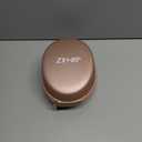 ZIHNIC Bluetooth Headphones Over-Ear, Foldable Wireless and Wired Stereo Headset Micro SD/TF, FM for Cell Phone,PC,Soft Earmuffs &Light Weight for Prolonged Wearing(Rose Gold)