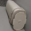 Mind Reader Slim Laundry Hamper with Lid, 60L Tall Clothes Basket, Narrow Tapered Design for Bathrooms, Closets and Laundry Rooms, Plastic, 2 Pack, Ivory