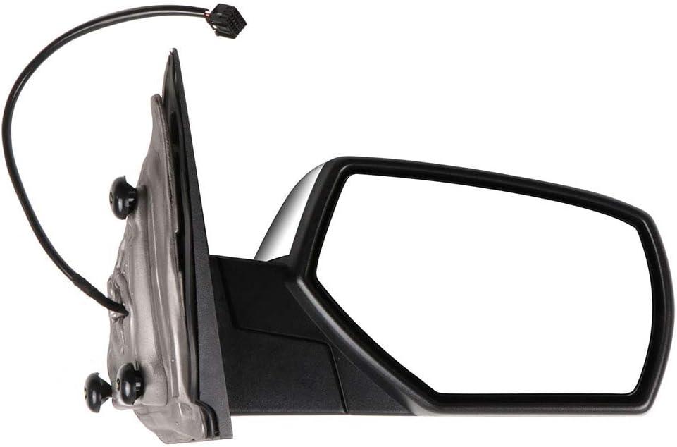 ECCPP Passenger Side Mirror Power Heated Right Rear View Mirror Chrome fit 2014 2015 2016 2017 For Chevy Silverado 1500 GMC Sierra 1500