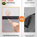 FEGO Magnetic Screen Door Fit Door Size:36"x82", Screen Itself Size 38"x83", Enjoy Breeze, Hands Free Entry, Reinforced Fiberglass Mesh Anti-Tearing, Pet & Kid Friendly, Strong Magnets for Patio/Front