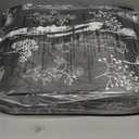 Bedsure Queen Comforter Set - Dark Grey Bed Set, 3 Pieces Cute Floral Bedding, 1 Soft Reversible Botanical Flowers Comforter and 2 Pillow Shams