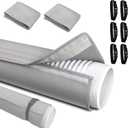 2 Packs Portable Air Conditioner Hose Cover, Portable AC Hose Duct Vent Insulation Sleeve AC Hose Insulated Cover Wrap for 5" & 5.9" Diameter AC Exhaust Hoses Tube for Heat Reduction (Gray)