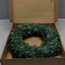 Artificial Christmas Wreath, Green Christmas Wreath12 Inch Canadian Pine Artificial Christmas Wreath Gifts for Christmas Party Decor, Front Door Wreath, Unlit, Pack of 3 (3, Green 12inch)