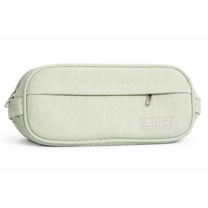 Aen Art Pencil Case, Large Capacity Pencil Pouch, Zipper Pencil Box with Easy Grip Handle & Loop for School Teen Girl Boy Men Women (Green)