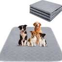 Conkote Reusable Pee Pads for Dogs Extra Large 60" x 48" Puppy Playpen Mat, Washable Pee Pads Heavy Absorbency Waterproof Dog Training Pads Non-Slip for Housebreaking, Whelping, Potty, Crate (48x60 Inch (Pack of 1))