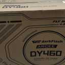 darkFlash DY460 ATX Full-Tower PC Gaming Case, 400mm GPU Support for RTX 5090, 4×ARGB PWM Fans Included, 330° Full-View Tempered Glass, Separate PSU chamber, 360mm Radiator Support,USB-C, White