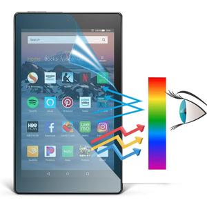 KEANBOLL 2 Pack Anti Blue Light Glare Screen Protector for Fire 7 Tablet 7 inch (9th and 7th Generation, 2019 and 2017 Release),Filter Out Blue Light and Relieve Eye Strain to Help You Sleep Better (Fire 7 2018)