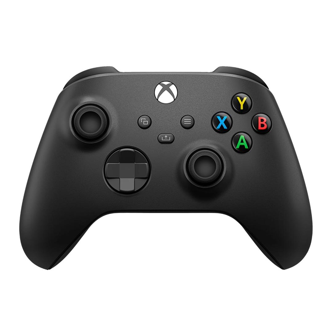 Microsoft Xbox Wireless Controller Carbon Black - Wireless & Bluetooth Connectivity - New Hybrid D-pad - New Share Button - Featuring Textured Grip - Easily Pair & Switch Between Devices