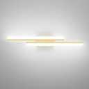 Ralbay 32" LED Gold Vanity Lights for Bathroom 36W Frosted Aluminum Modern Gold Bathroom Vanity Light Fixtures Over Mirror Modern Gold Bath Lighting 6000K White Light
