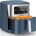 Nuwave Brio Plus 6-in-1 Air Fryer, 7-Qt Large Capacity, 50F400F Precise Temp Control, Non-Toxic PFAS-Free Nonstick, Air Fry, Bake, Roast, Toast, Dehydrate, Reheat, 100 Presets, Dishwasher Safe (Cozy Blue)