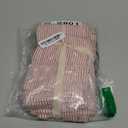 Creative Co-Op 18" Square Cotton Napkins w/ Stripes, Red & Cream Color, Set of 4