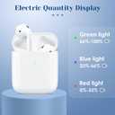 Compatible for AirPods 1st 2nd Gen Wireless Charging Case, Wireless Charging Case Replacement for Airpod 1 2 Generation with Bluetooth Pairing Sync Button