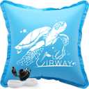 UIRWAY Pool Pillows for Above Ground Pools Winterizing, 2025 Upgrade 4 x 4ft Air Pillow for Winter Pool Pillows Cover, Tear-Resistant 0.6mm PVC Cushion Closing Kit, Ice Equalizer, 50ft Rope