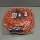Flexible Garden Hose 50 ft, Non-Expanding Lightweight Water Hose, with 10 Pattern Sprayer, All Weather, Durable, Kink and Abrasion-Resistant, Leak-Free, Orange