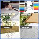 ShadeMart 10' x 20' Beige Sun Shade Sail Rectangle Canopy Fabric Cloth Screen SMSL, Water and Air Permeable & UV Resistant, Heavy Duty, Carport Patio Outdoor -