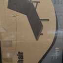 Aluminum Chaise Lounge Chair Outdoor with Wheels, Patio Lounge Chair with Adjustable 5-Position Recliner and Full Flat Tanning Chair for Patio, Beach, Pool, Khaki