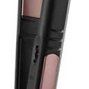 CONAIR INFINITIPRO Rose Gold Ceramic Flat Iron, 1-inch (Black)