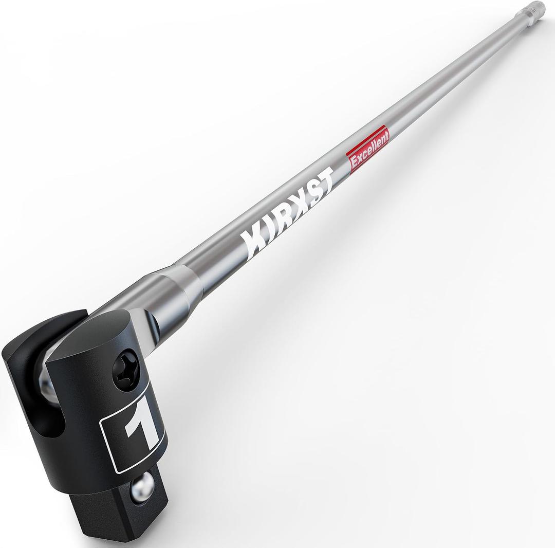 41-Inch 1 Drive Breaker Bar, Heavy Duty Extension Breaker Bar, 250 Rotatable Head, Premium Chromium Molybdenum Steel, Mechanical Work, Automobile and Motorcycle Maintenance and Repair