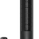 PELONIS 30-Inch Oscillating Tower Fan for Bedroom 3 Speed, Quiet Tower Fan with Remote ControL, Small Fan, 7-Hour Timer ETL Certified, Black