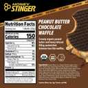 Honey Stinger Organic Peanut Butter Chocolate Waffle, Energy Stroopwafel for Exercise, Endurance and Performance, Sports Nutrition for Home & Gym, Pre & During Workout, 16.96 Ounces (Pack of 16) (EXP 09/23/26)