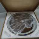 ROLOVE Makeup Mirror with Lights, 18 Inch Vanity Mirror with Lights, Lighted Makeup Mirror, Smart Touch Control Round Lighted Vanity Mirror, Tabletop  Desk Mirror, Gifts for Women, Wife, Mom, Girls (White)