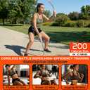 Ropeless Battle Ropes for Home Gym, Portable Cordless Weighted Battle Rope