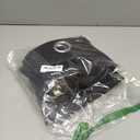 MIULEE Short Curtains for Windows - Black Blackout Half Window Curtains Thermal Insulated Drapes for Kitchen Bedroom Bathroom Grommet Small Basement Tiers Halloween Decor W40 x L36 Inch 2 Panels