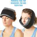 Hot and Cold Therapy Gel Ice Pack Compress Two Pack Set with Wrap by Cureve - Reusable with Wrap to Treat Injuries, Aches and Pains on Knee, Neck, Back, Shoulder, Foot, Headaches and TMJ
