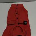 Dog Winter Warmer Fleece Onesie, Bodysuit for Small Medium Large Dogs, Stretchy Cold Weather Pet Warmer Jumpsuit Puppy Onesie Lightweight (Red, Small)