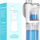 Automatic Mouthwash Dispenser for Bathroom, 2000mAh Electric Touchless Mouthwash Dispenser with Magnetic Cups, 20 Oz Wall Mounted/Countertop Mouthwashs Dispensers for Kids & Adults(White)