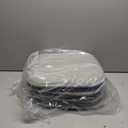 GORILLA GRIP Slip Resistant Chair Cushions, No Ties Required, Set of 6 Memory Foam Pads for Dining Room, Kitchen Table, Office, Rocking Chairs, Plush Seat Cover Cushion Pad, Home Decor, 16x16, Lt Gray