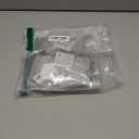 AQX Adult Leakproof Underwear for Incontinence, Washable Low Noise Reusable Adult Diaper Cover, Grey Plastic Pants Cover Unisex 2Pcs Size XL