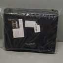 File Box with Lock, Fireproof Document Box File Organizer with Zipper & Adjustable Handle, Collapsible File Storage Box for Home Office, Filing Cabinet for Hanging Letter/Legal Folder (Black)