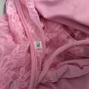 BAE Women’s Summer Lace Ruffle Dress, Sheer Spaghetti Strap Party and Vacation Dress, Size XL