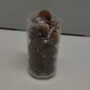 Wironlst Velvet Ornaments for Christmas Tree, 4 Style Flocked Matte Velvet Christmas Ball Ornaments, Shatterproof Decor for Xmas Tree Wedding Holiday Party Home (2.36" 25pcs Coffee)