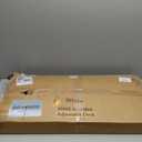 Adjustable Height Mobile Computer Desk for Small Space Rolling Writing with Wheels Corner Home Office Study Portable Bedrooms Work Size 31.5 Inch Storage Gaming Table, White D