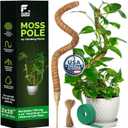 3 x 2 Pack 28" Sturdy Easy to Use Moss Pole Monstera Plant Support Stakes - Plant Stakes for Indoor Plants, Moss Poles for Climbing Plants, Tutores para Plantas Trepadoras Monstera Support Sticks