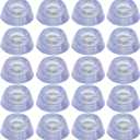 2 x 20pcs Round Furniture Pads, ULIFESTAR PVC Wood Furniture Sliders Hardwood Floor Protectors Surface Protection for Chair Table Desk Dresser Cabinet Sofa Couch Leg Feet Carpet Dia 28mm/1.1''