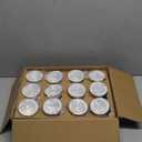 Adetu 2 Inch 5CCT Anti-Glare LED Downlight with Junction Box, 2700K/3000K/4000K/5000K Selectable, CRI90+, 8W COB, 840LM, IP65 Waterproof, Dimmable-ETL and Energy Star Certified (White,12 Pack)