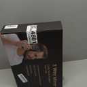 XIGETRAIL Rechargeable 3 Way Mirror for Self Hair Cutting with 8 Light Strips & Telescoping Hooks for Makeup,Shaving,Braiding&Styling-Trifold Barber Mirror