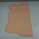 Cat Food Mat, Silicone Pet Feeding Mat for Floor Non-Slip Waterproof Dog Water Bowl Tray Cushion (17" x 10", Tea Rose)