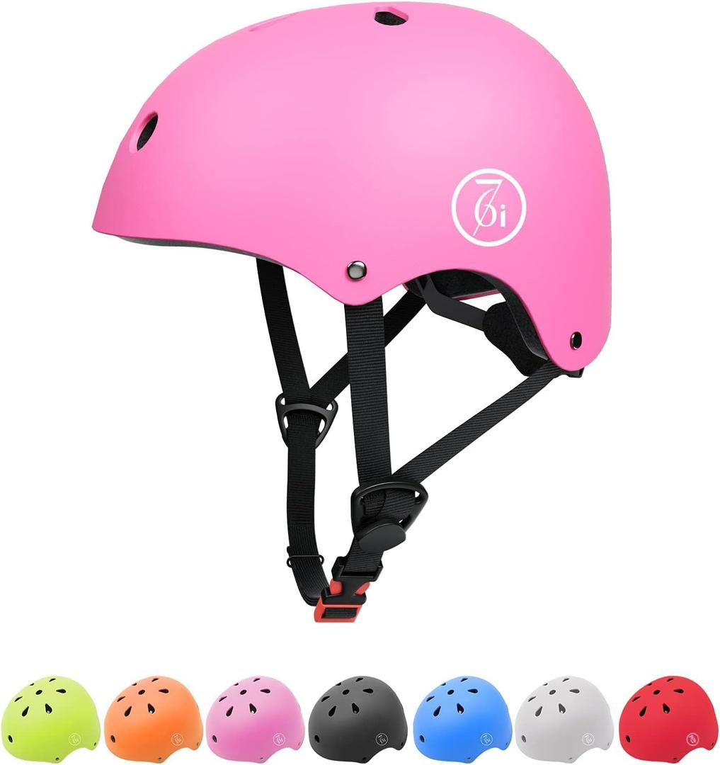 67i Bike Helmet Skateboard Helmet for Adult Cycling Bicycle Scooter Helmets for Men Women Adjustable for Multi-Sport Bicycle Scooter Inline Cycling Skateboarding