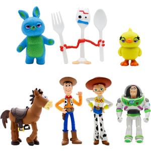 7Pcs Story Theme Cake Toppers for Birthday Party  Mini Character Figurines for Cake Decoration, Dessert Table Decor, Themed Party Supplies