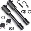 Kohree Trailer Hitch Pin Lock Set, 5/8 Inch Locking Hitch Pin with Keys, Tow Hitch Receiver Pin Lock Set Trailer Locking Pin for Class III IV Tow RV Trailer Hitch, Anti-Theft & Anti Rattle