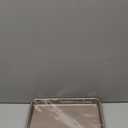 HONGBAKE 2 Pack 11 x 9 Inch Toaster Oven Pans and Trays, Small Baking Sheet Set for Cooking, Non-Stick Cookie Sheets, Heavy-Duty 0.8mm Thick, Easy to Clean, 1.26 Inch Deep, Gold