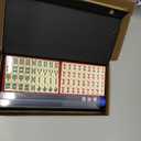 Mini Chinese Mahjong Game Set with Dices Board Game Classic Tiles Games with Ruler| Other Games|Toys & Hobbies