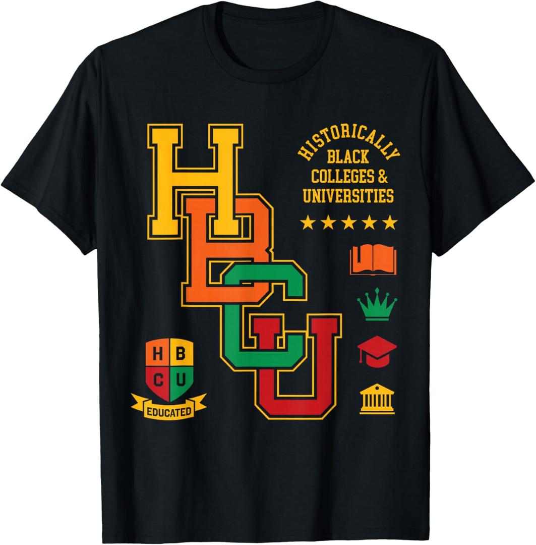 HBCU Historically Black Colleges Universities Grad Alumni T-Shirt, Large